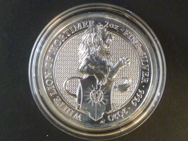 5 Pounds 2020 Britannia, 2 OZ Ag 999,9