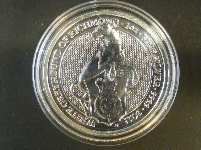 5 Pounds 2019 Britannia, 2 OZ Ag 999,9