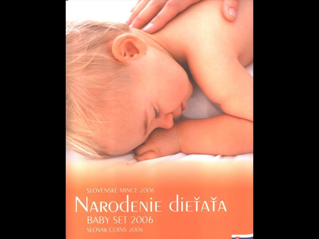 2006 oficielní sada k narození dítěte v plastové etui