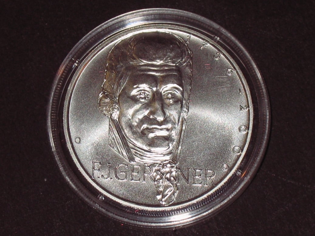 200 Kč 2006 250.výročí narození F.J.Gerstnera a 200.výročí výuky na pražské polytechnice