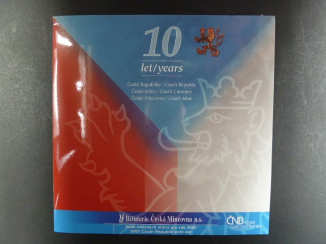 sada 2003 - 10.let ČR, žeton