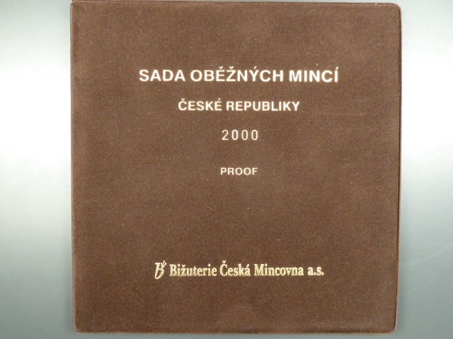 sada 2000 PROOF semišový obal