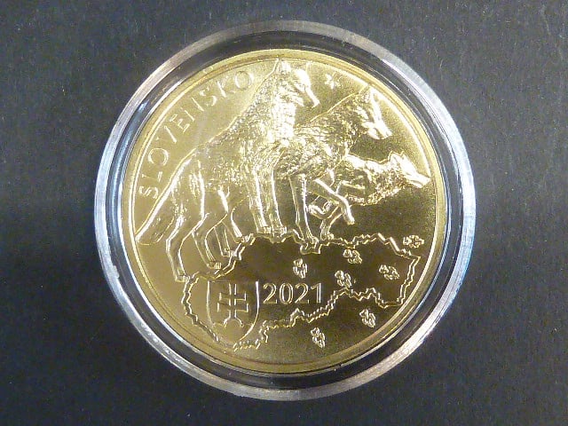 5 Euro 2021 Vlk dravý