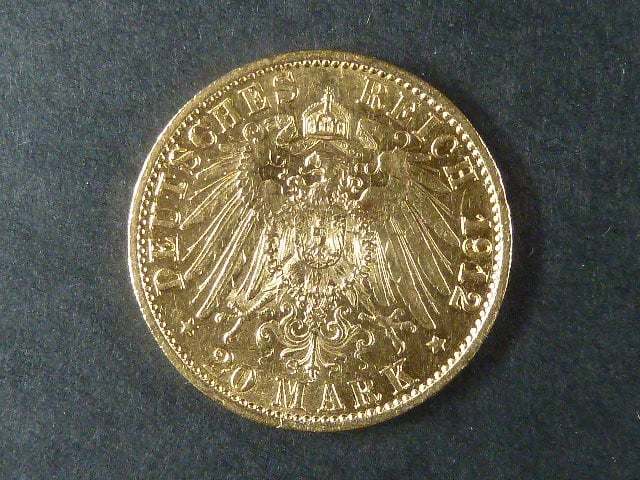 Prusko 20 Mark 1912 A