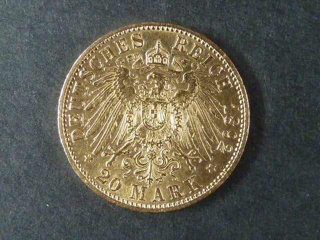 Prusko 20 Mark 1892 A