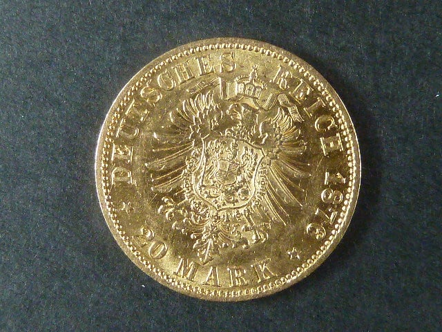 Prusko 20 Mark 1876 A