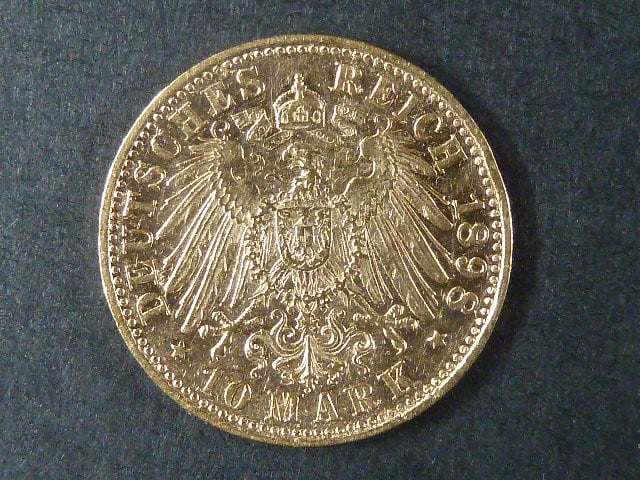 Bayern 10 Mark 1898 D