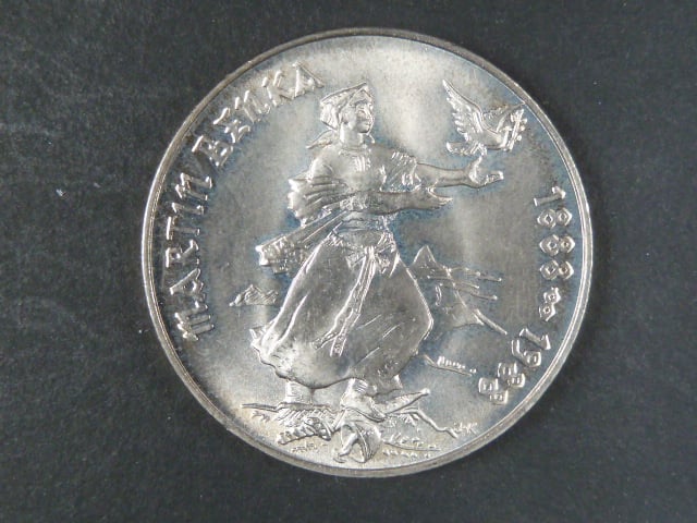 100 Kčs 1988 100.výroční narození M.Benky