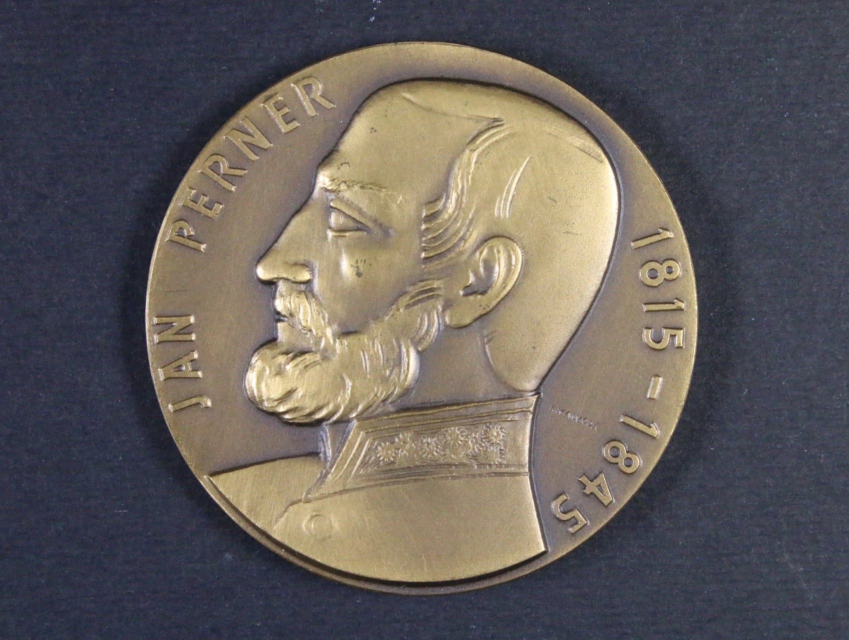 Jan Perner, 150 let Olomoucko - Pražské dráhy, Medailer Ivan Kalvoda_