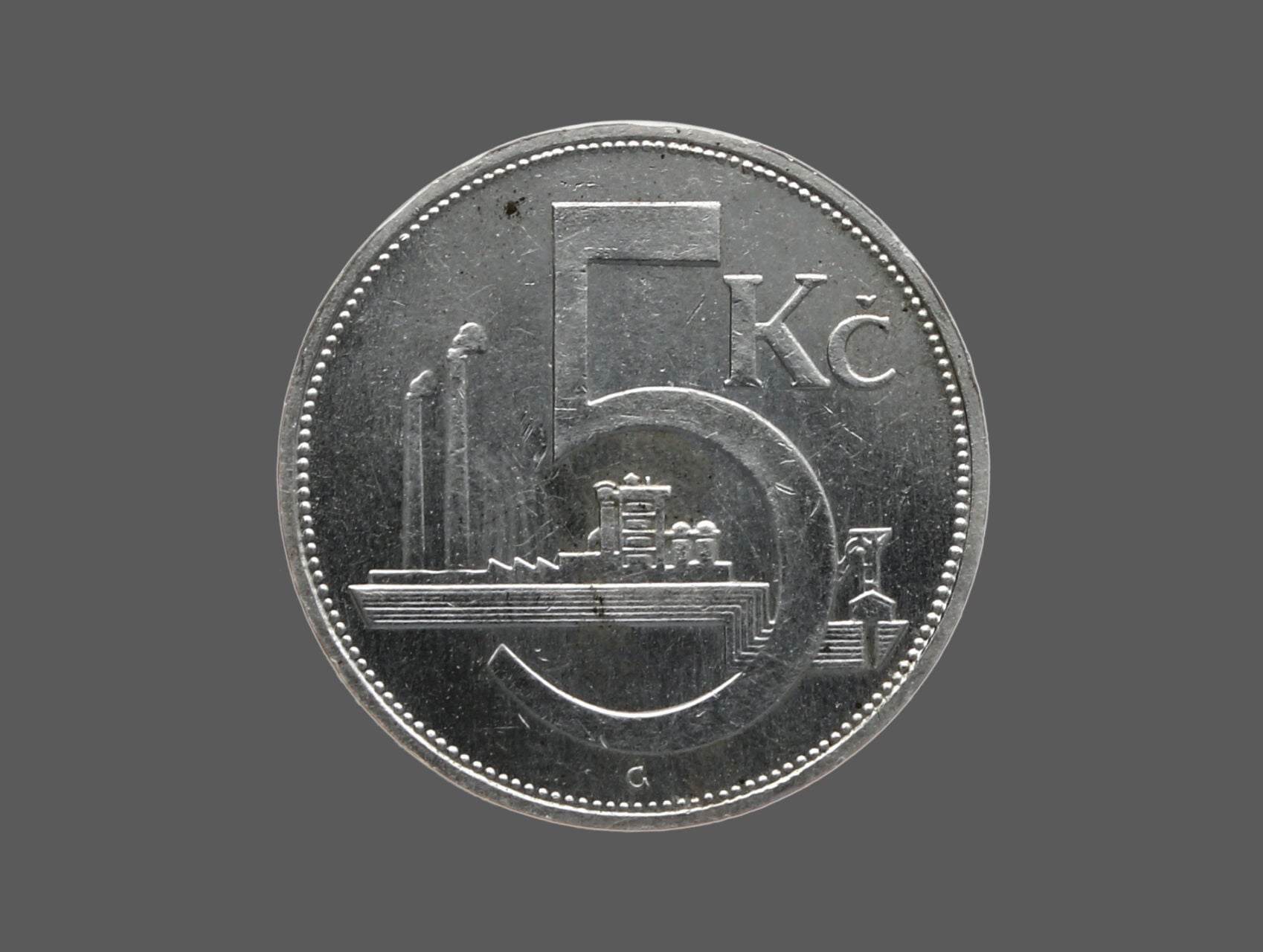 5 Kč 1928, krátká vlnka_