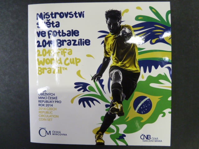 sada 2014 s motivem MS ve fotbale Brazílie, náklad 3500 ks