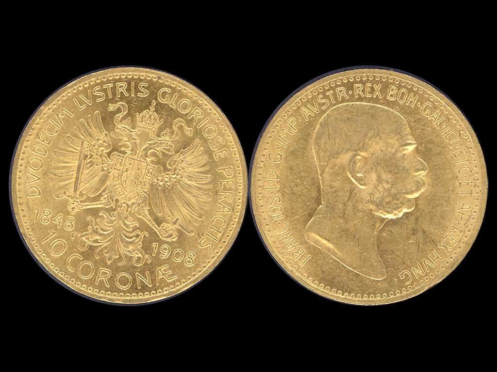 10 Koruna 1948-1908 jub.