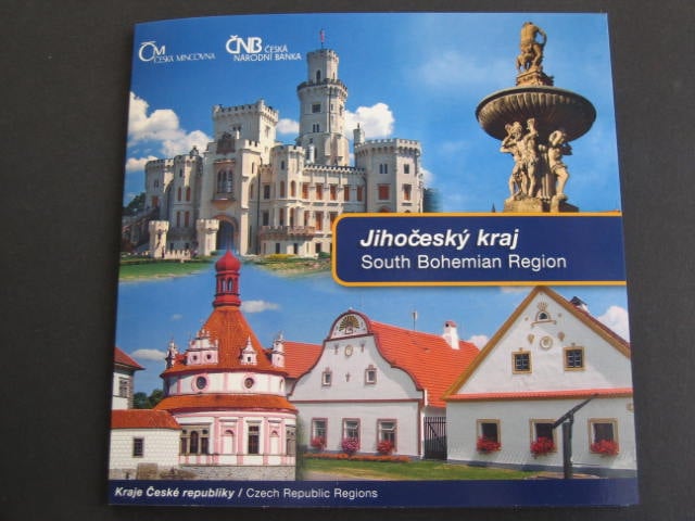 sada 2009 s motivem Jihočeský kraj + žeton, náklad 9968 ks
