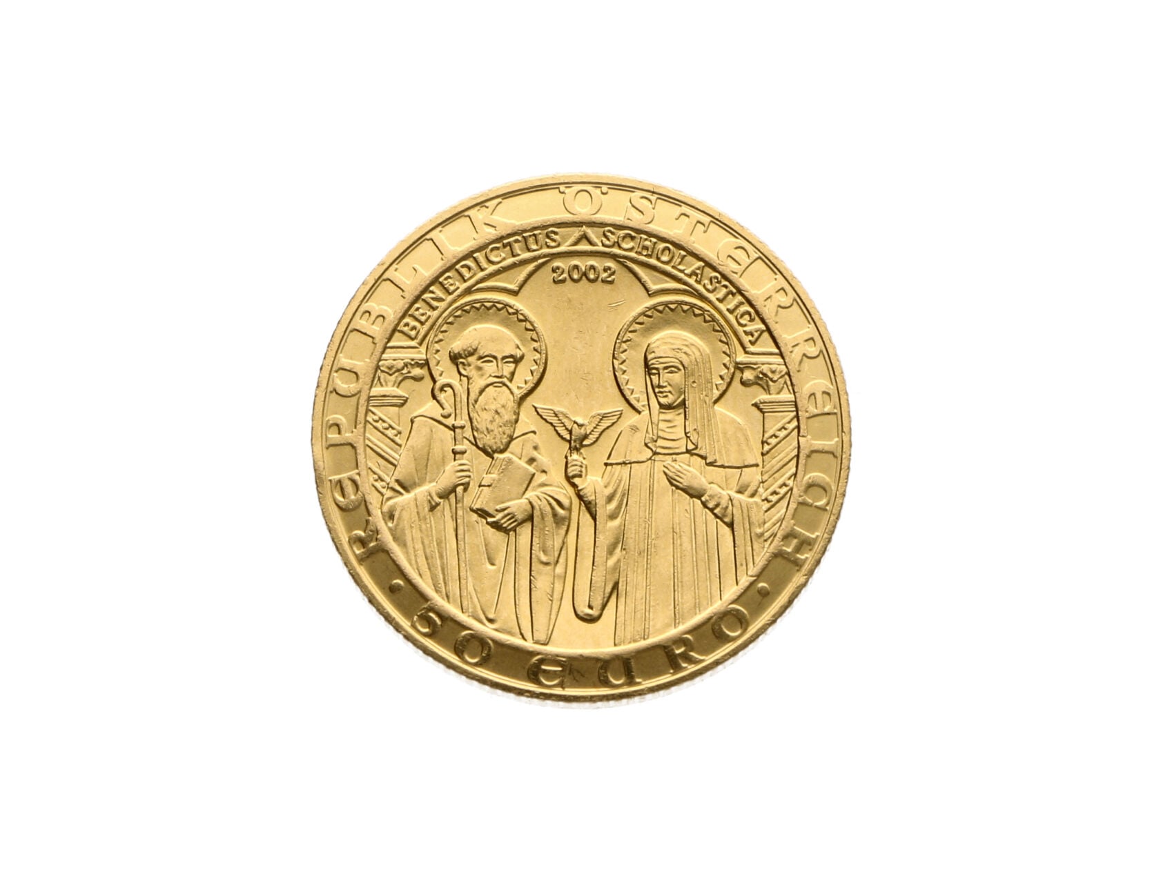50Euro 2002, 10,14g, 0.986 Au_