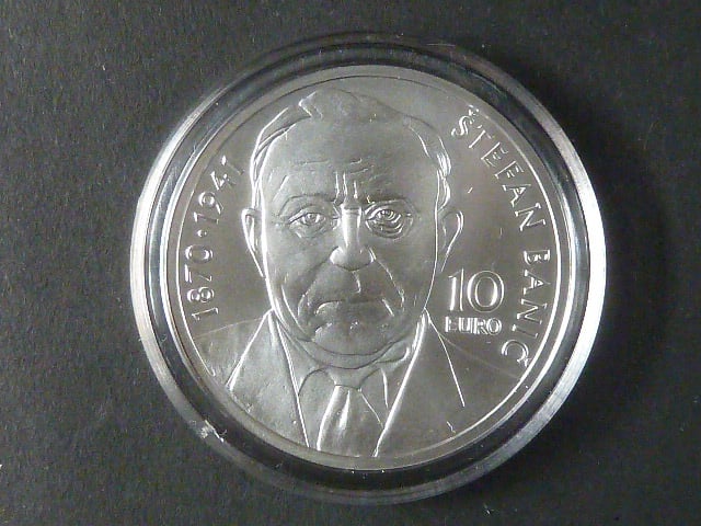 10 Euro 2020 150.výročí narození Štefana Baniča