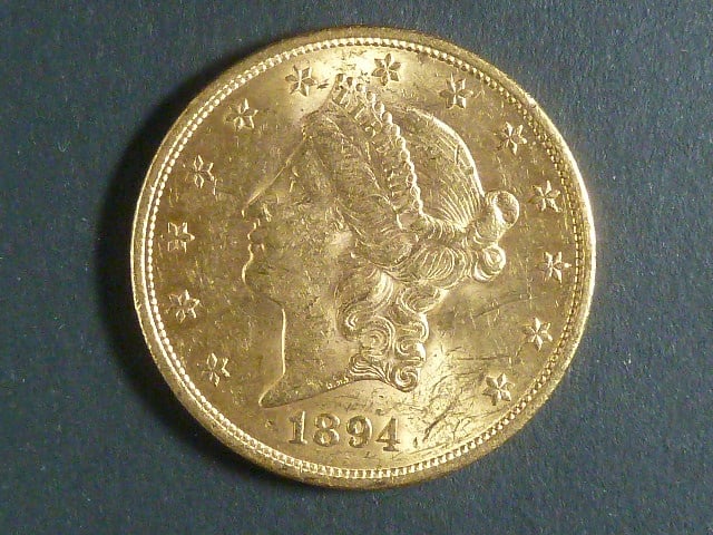 20 Dolar 1894, 33.436 g, 900/1000