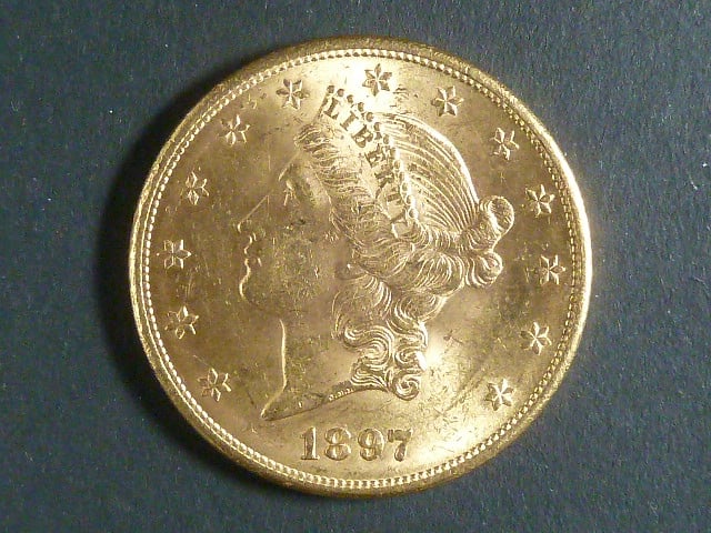 20 Dolar 1897, 33.436 g, 900/1000