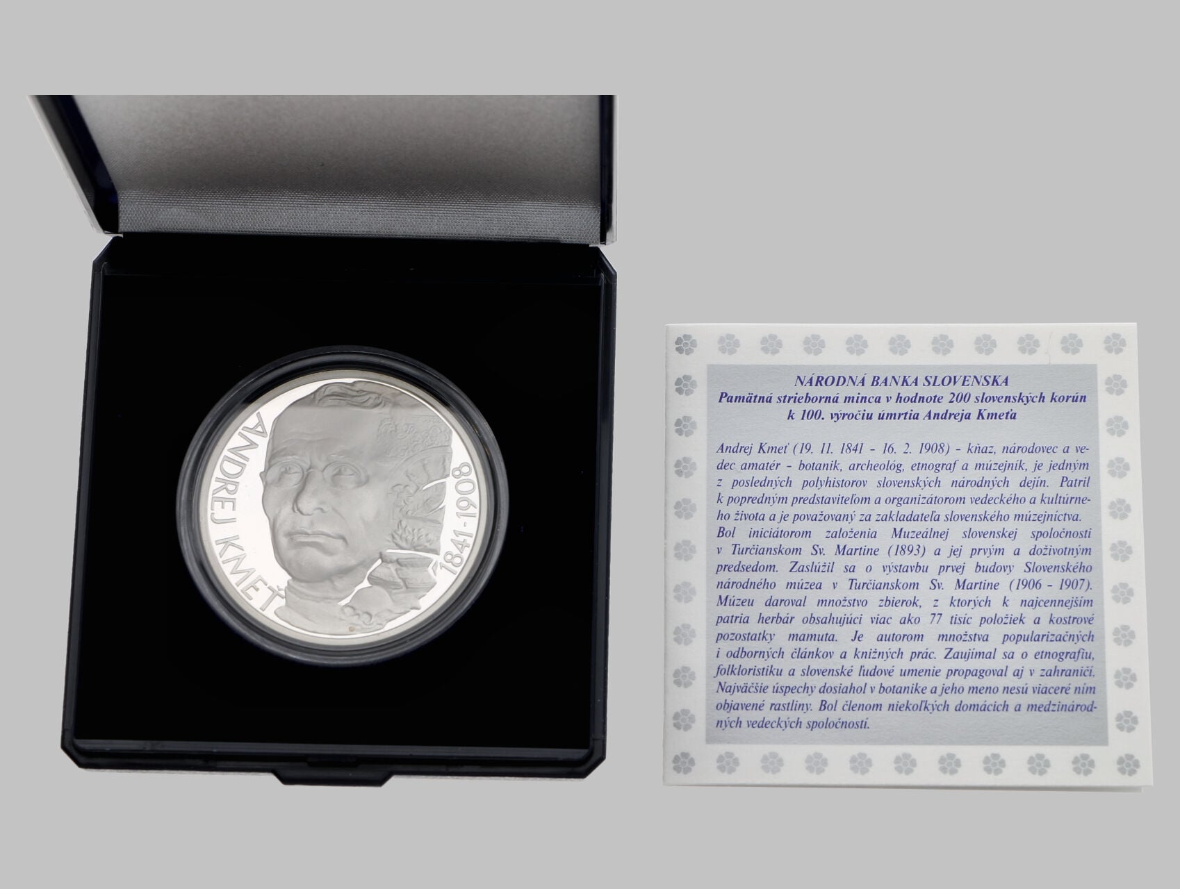 200 Sk 2008 100. výročí úmrtí Adreja Kmeťa