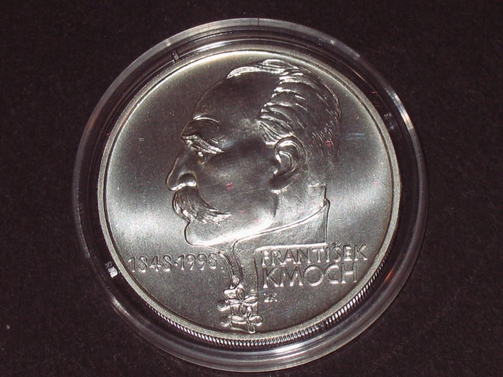 200 Kč 1998, 150. výročí F. Kmocha