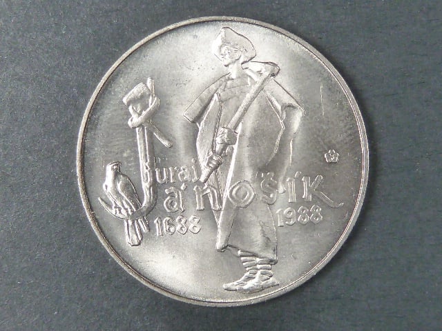 50 Kčs 1988, 300. výročí narození J.Jánošíka