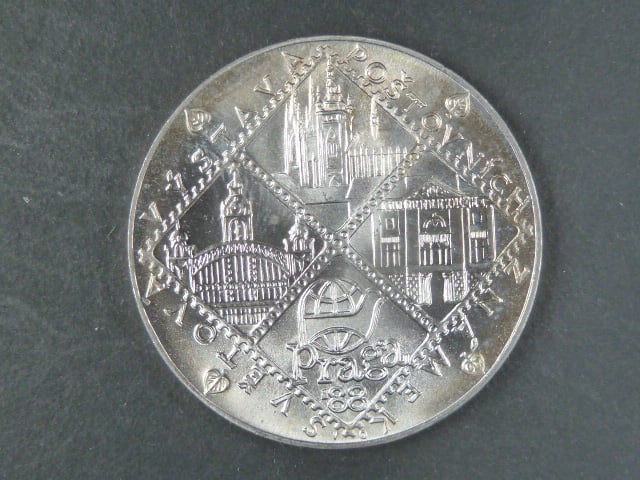 100 Kčs 1988, Světová výstava poštovních známek Praga 88