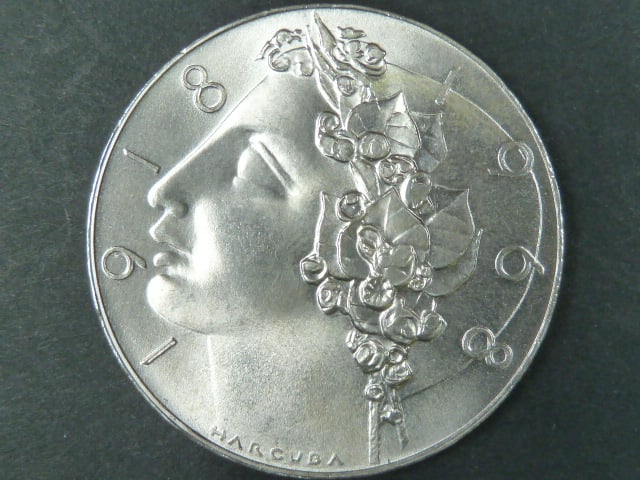 50 Kčs 1968 50. výročí vzniku Československa a 50. výročí pracujícího lidu