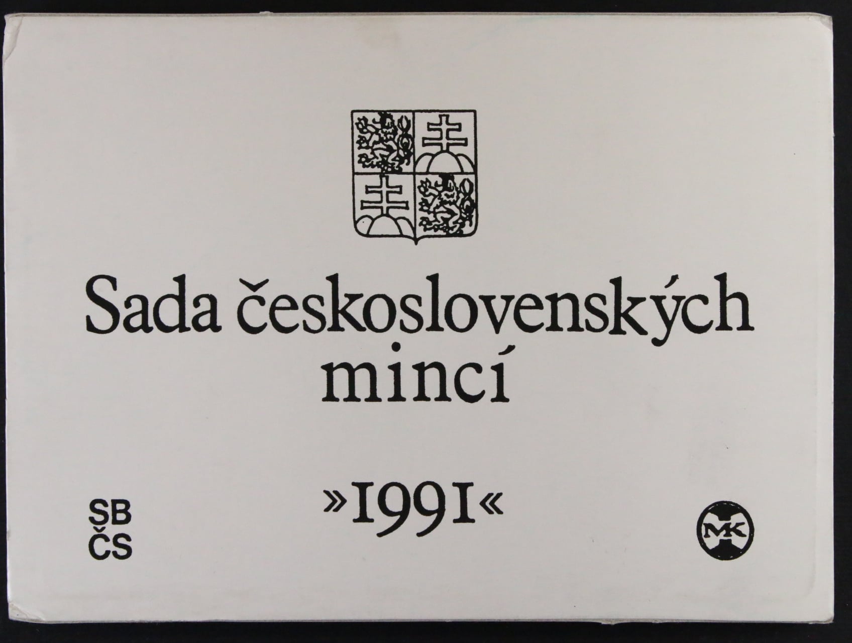 Sada oběžných mincí ČSFR 1991 s žetonem mincovny