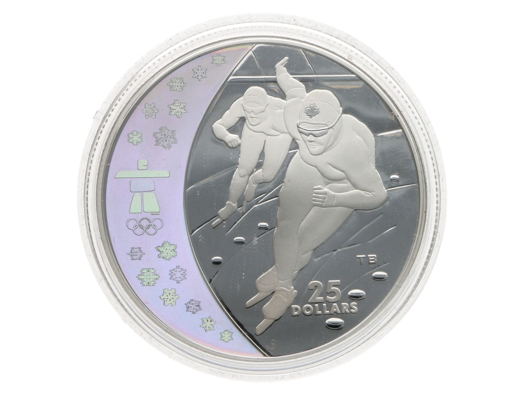 25 dolar 2009, rychlobruslení, Vancover 2010, 27,78g, 0.925 Ag_