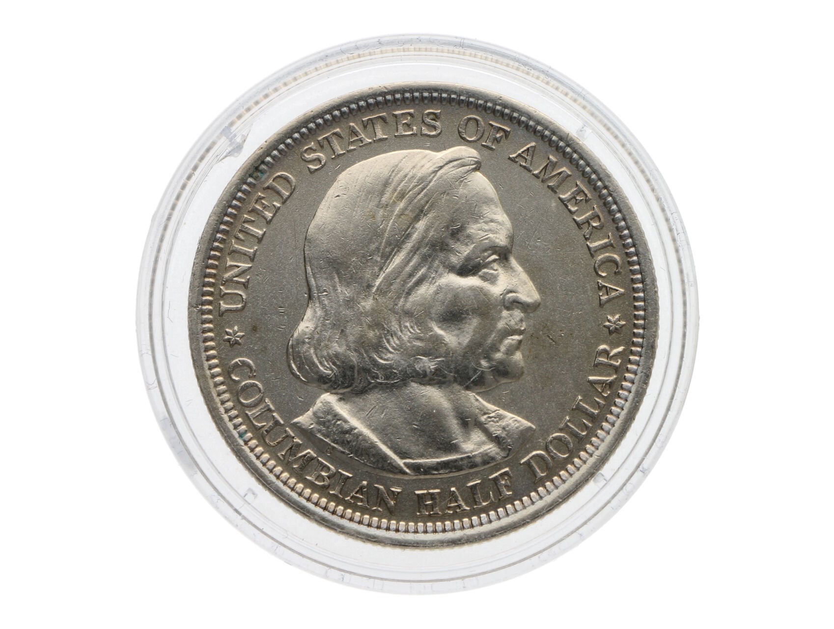 1/2 dolar 1893, čištěný povrch, 12,5g, 0.900 Ag_