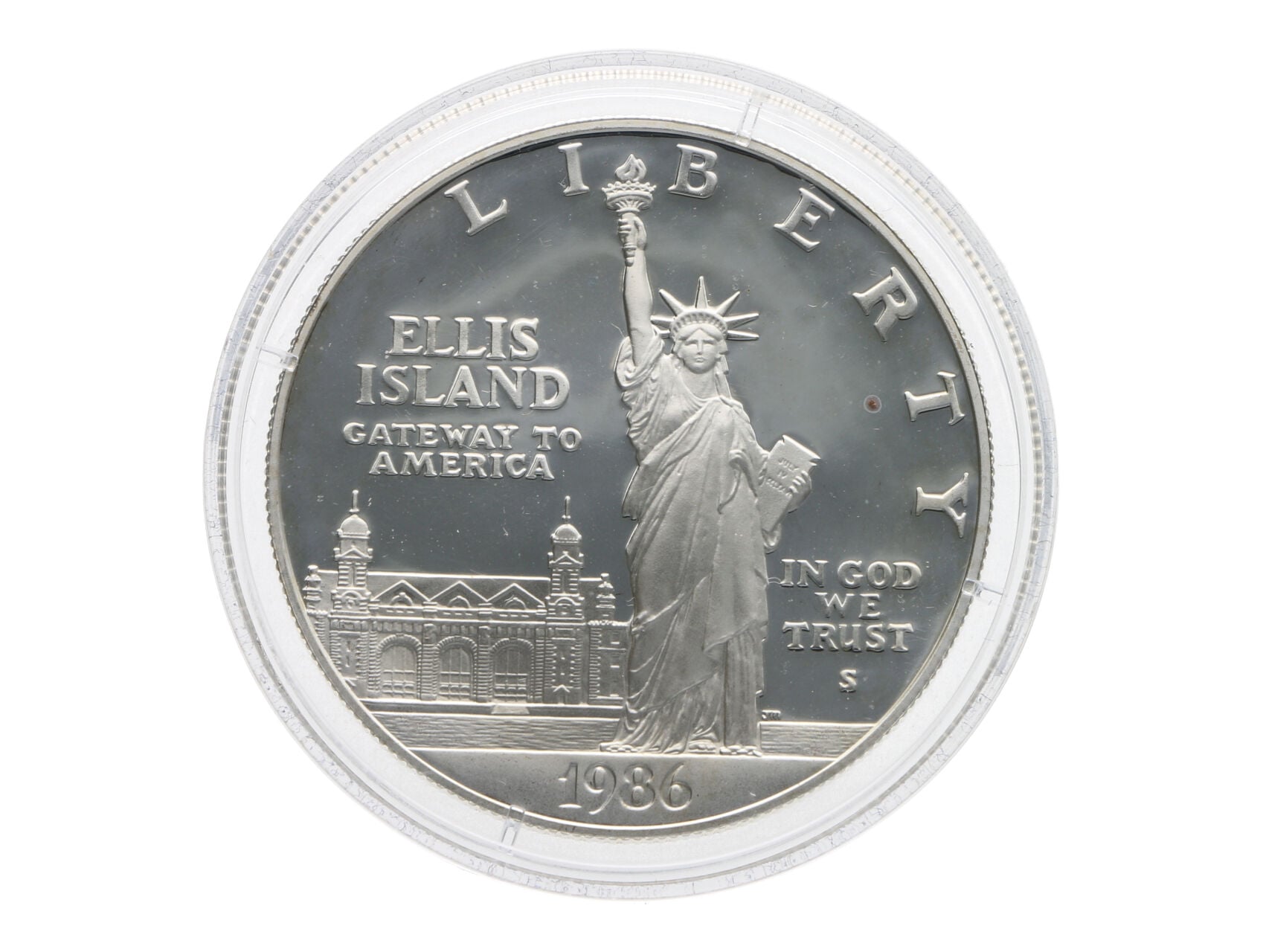 1 Dolar 1986, Socha Svobody, 26,7g, 0.900 Ag_