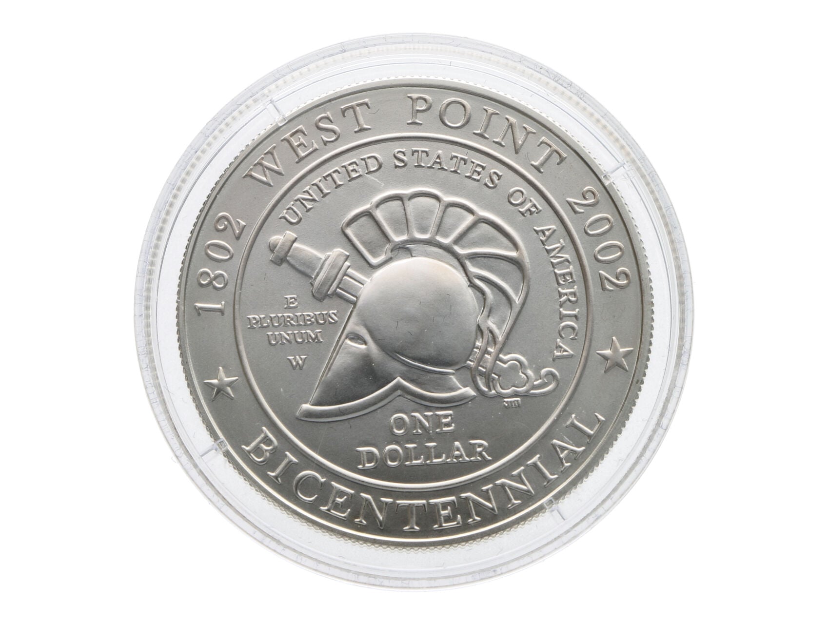 1 Dolar 2002, 200. výročí vojenské univerzity West Point, 26,7g, 0.900 Ag_