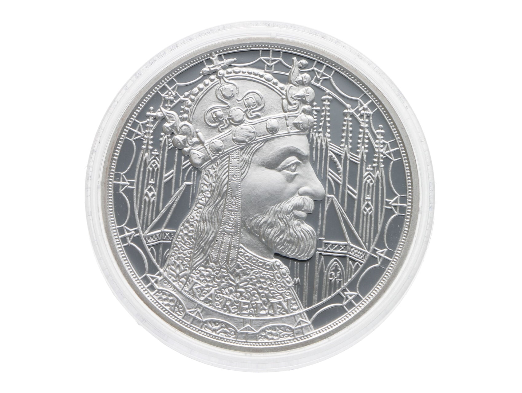 Největší osobnosti Českého národa - Karel IV, 29g, 0.999 Ag_