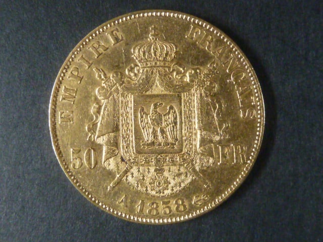 50 Frank 1858 A