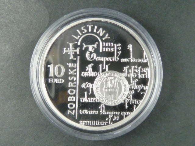 10 Euro 2011 Zoborské listiny