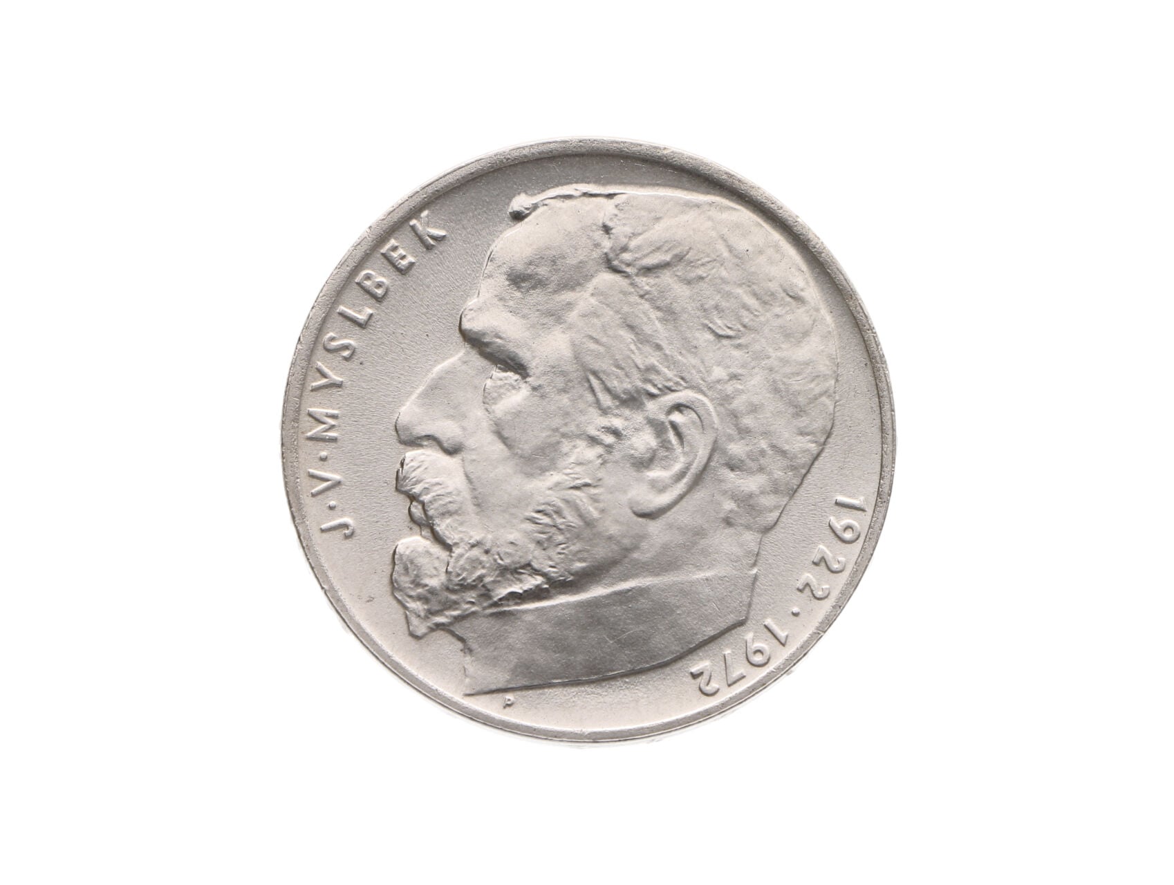 50 Kčs 1972, 50. výročí úmrtí sochaře Josefa Václava Myslbeka_