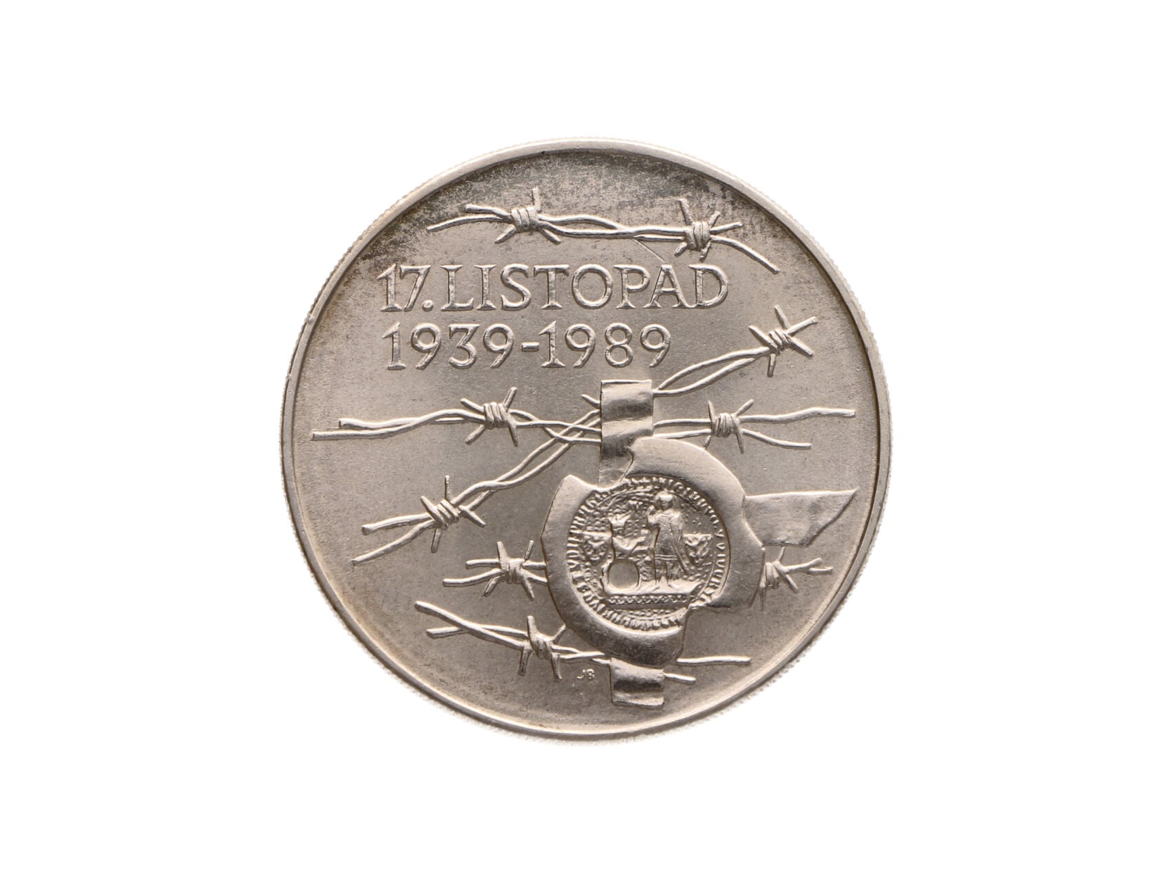 100 Kčs 1989, 50. výročí událostí 17. listopadu 1939_