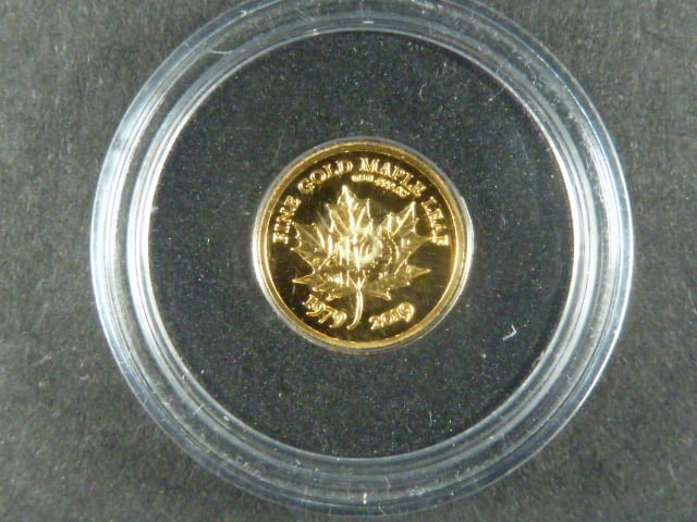 3000 Francs Karel IV., Au 999/1000, 0,5g, průměr 11 mm