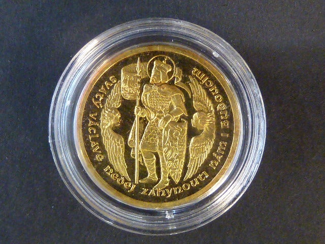 Au dukátová medaile 2013 - Dukát Sv. Václav. Au 0,986