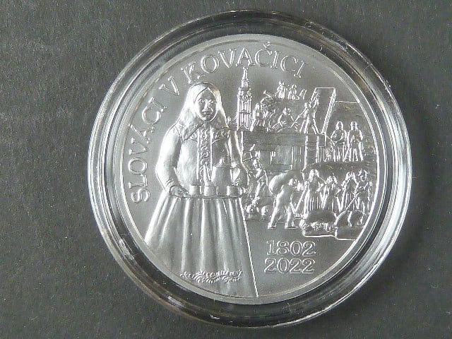 10 Euro 2022 Začátek osídlování Kovačice - 220.výročí