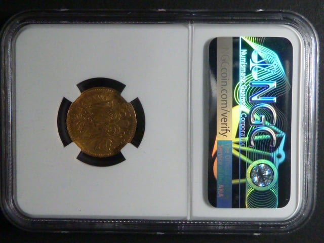 10 Koruna 1909 typ Marschall NGC MS 61
