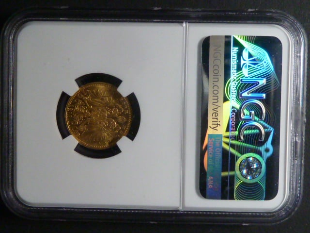 10 Koruna 1910 NGC MS 63