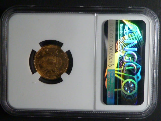 10 Koruna 1897 KB NGC MS 63