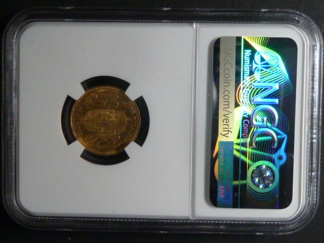 10 Koruna 1908 KB NGC MS 63