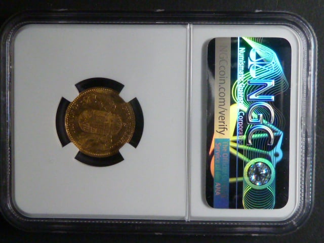 10 Koruna 1908 KB NGC MS 62