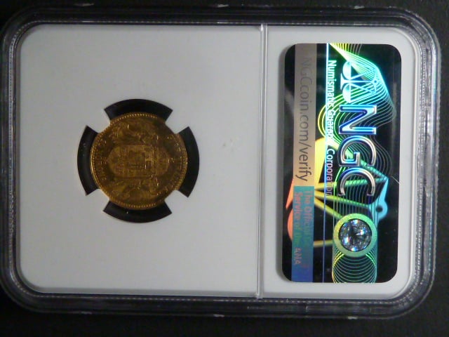 10 Koruna 1911 KB NGC MS 61