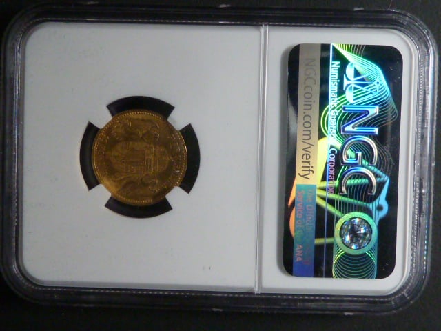 10 Koruna 1894 KB NGC MS 62