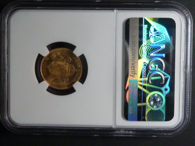 10 Koruna 1910 KB NGC MS 62