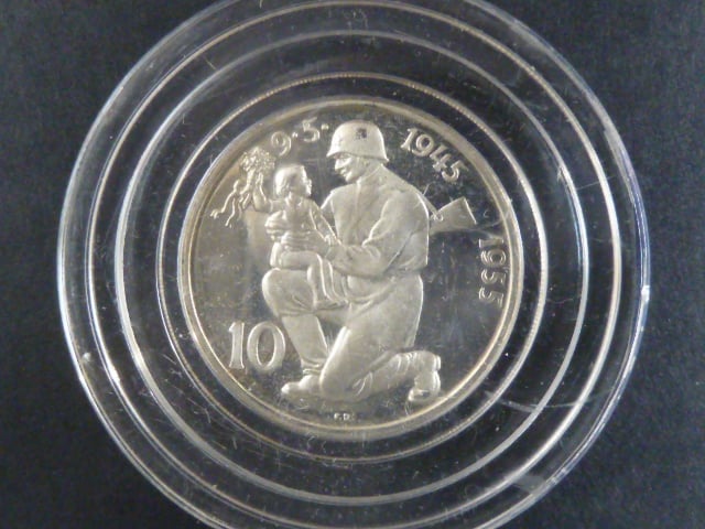 10 Kčs 1955 10.výročí osvobození ČSSR