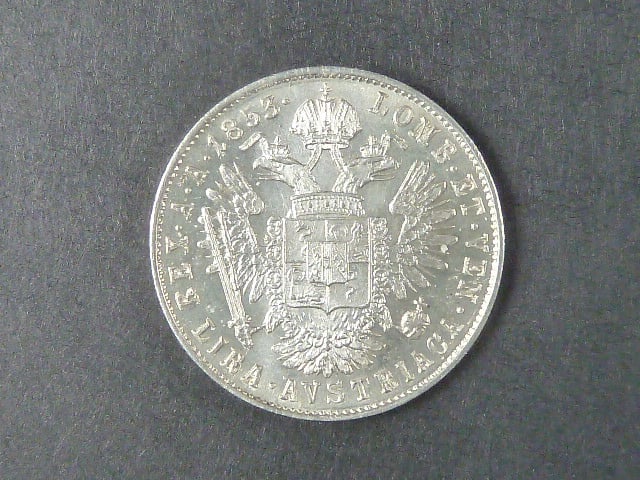Lombardsko Benátsko - 1 Lira 1855 M
