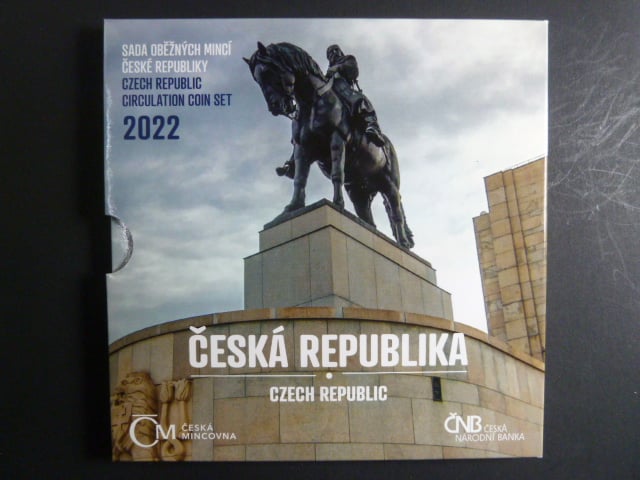 sada 2022 s motivem Česká republika, náklad 5000 ks